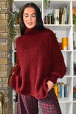 Winnie Oversized Knit Burgundy