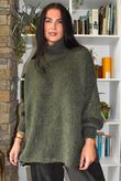 Winnie Oversized Knit Dark Khaki