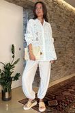 Zeta Otto Embroidered Shirt Pattern 1