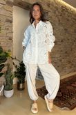 Zeta Otto Embroidered Shirt Pattern 1