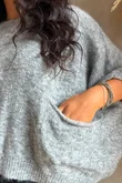 Zeta Otto Knit Grey Marl