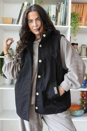 Aloe B Gilet Black