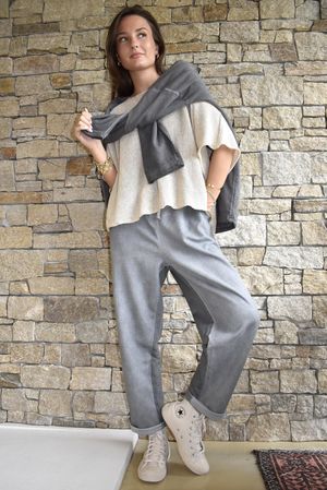 Anine Soft Touch Classic Jogger Washed Grey 