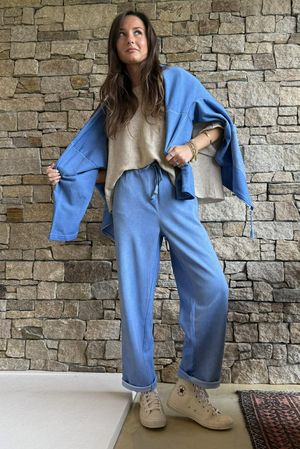 Anine Soft Touch Classic Jogger Washed Soft Cobalt