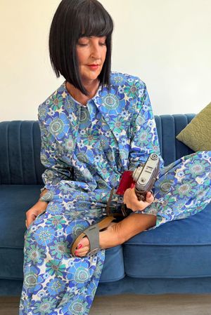 Annie 1972 Point Collar Smock Blouse Mr Blue Skies