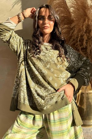 Bandana B Chill Sweatshirt Olive 