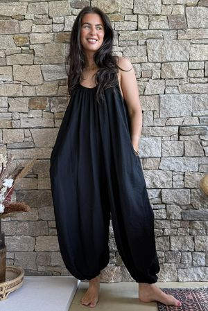 Basso Balloon Jumpsuit Black