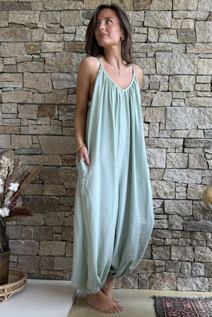 Basso Balloon Jumpsuit Soft Sage