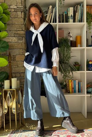 Bennie Quirky Barrel Pant Denim