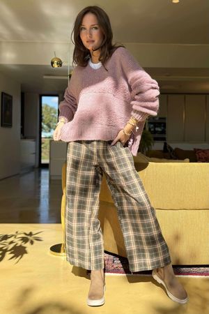 Bertie Boucle Stripe Slouch Knit Heather /17=