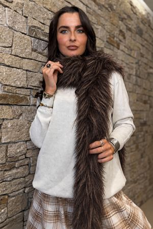 Bibi Scarf Chocolate