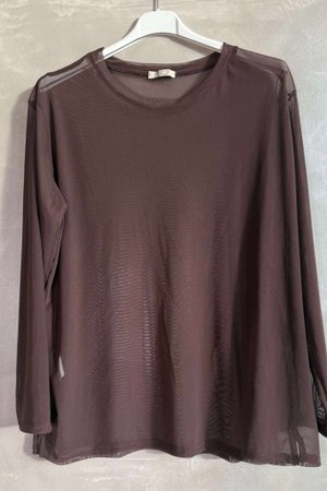 Bobby Mesh Layering Top Chocolate /23=
