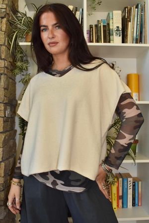 Bobby Mesh Layering Top Classic Camo