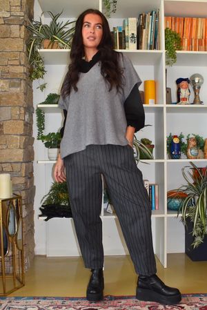 Burlington Stretch Carrot Leg Trouser Slate