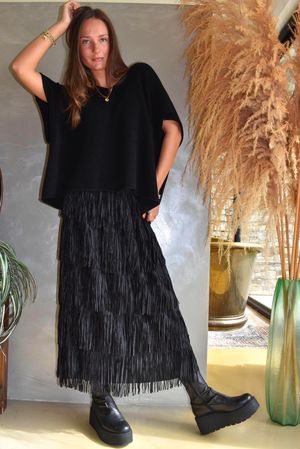 Cha Cha Tube Skirt Black 