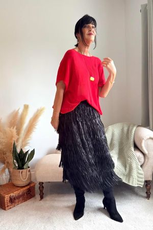 Cha Cha Tube Skirt Black 