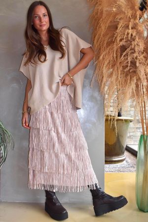 Cha Cha Tube Skirt Stone 