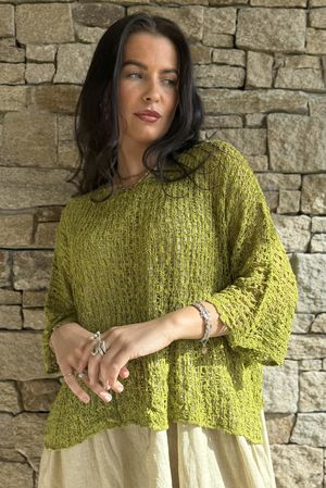  Cloud Loose Box Knit Olive /11=