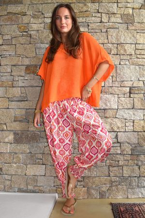 Conrad Box Cotton Knit Aperol 