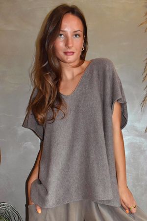 Conrad Cap Sleeve Tank Earth