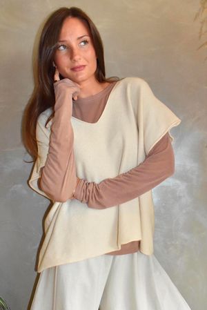 Conrad Cap Sleeve Tank Stone due 1 week 