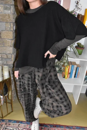 Conrad Layer Knit Black 