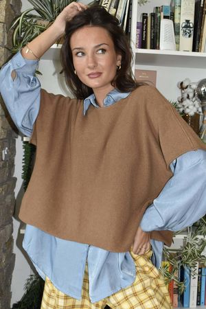 Conrad Layer Knit Camel - /12=