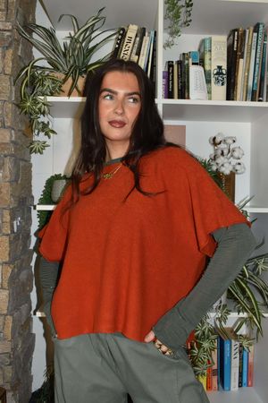 Conrad Layer Knit Ginger 