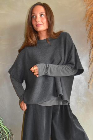 Conrad Layer Knit Graphite 