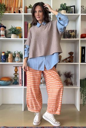 Conrad Layer Knit Mocha Marl 