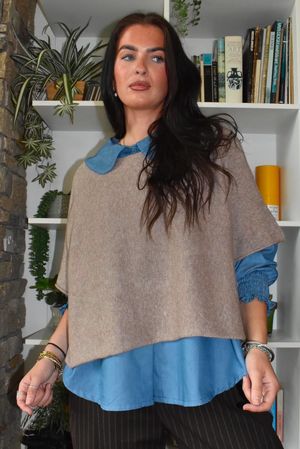 Conrad Layer Knit Mocha Marl 