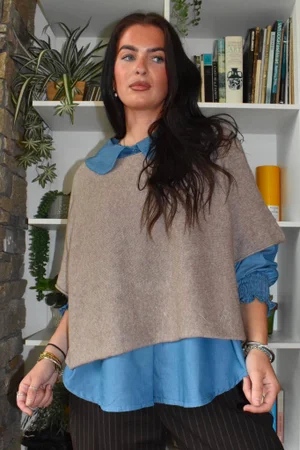 Conrad Layer Knit Mocha Marl 