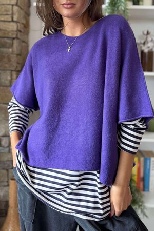 Conrad Layer Knit Purple Rain