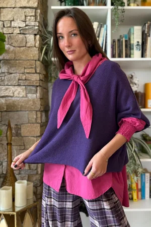 Conrad Layer Knit Purple Rain 