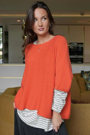 Conrad Layer Knit Sunset