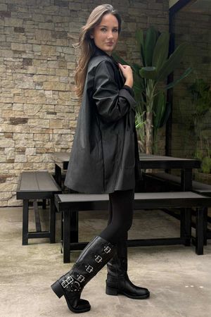 Dakota Biker Boot Black