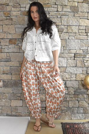 Daughter Of Ibiza Bloomer Pant Marigold & Jade
