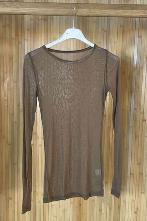 Essential Stretch Mesh Layering Top Nude /20=