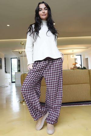 Fergus Demi Bloom Pant Burgundy