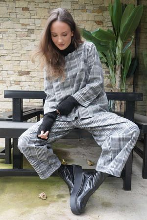 Highgrove Scuba Stretch Top Black