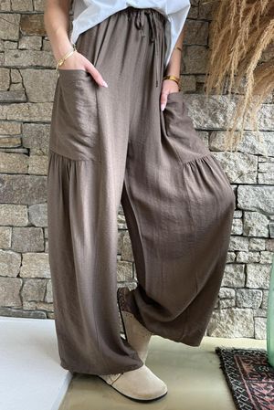 Huxley Barrel Pant Chocolate /9=