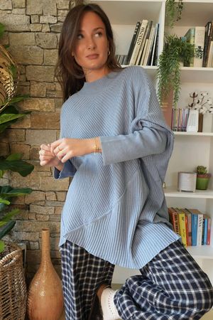 Jagger Quirky Ribby Knit Denim