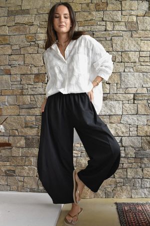 Lagen 7/8 Barrel Pant Black