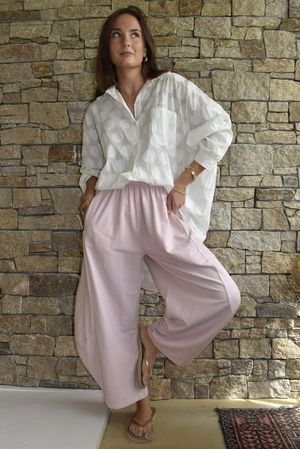 Lagen 7/8 Barrel Pant Rose