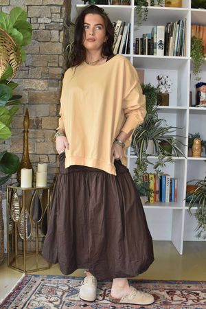 Lagen Chill Sweatshirt Soft Tuscan /5=