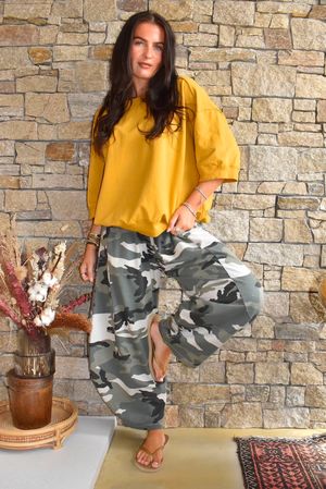 Lagen Relaxed Sweatshirt Turmeric 