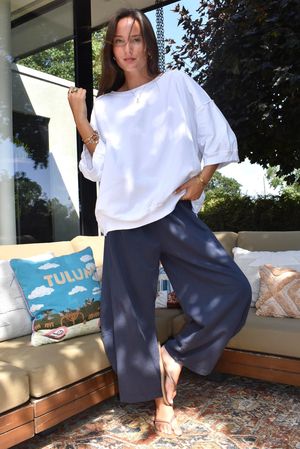 Lagen Relaxed Sweatshirt White