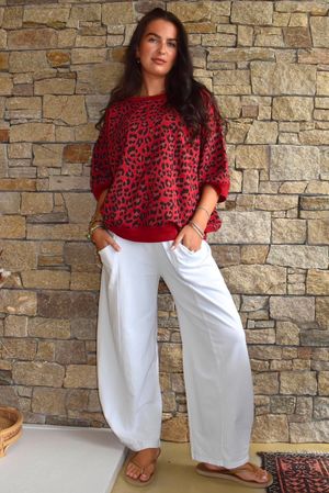 Lagen Wild Thing Relaxed Sweatshirt Merlot