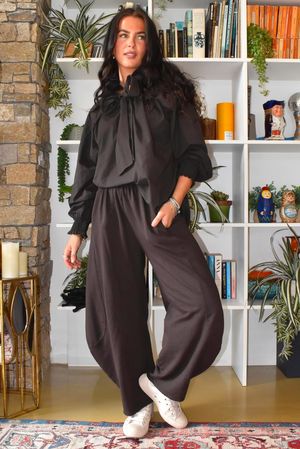 Larc Poet Blouse Coffee Bean 