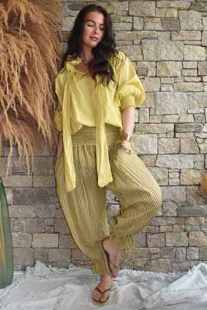 Larc Poet Blouse Soft Ochre